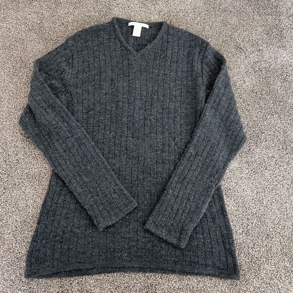 Perry Ellis Men's Ribbed V-Neck Sweater size large - Picture 1 of 5